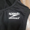 (M) Speedo Endurance + Youth Girl's One Piece Swimsuit Cutout Performance Wear