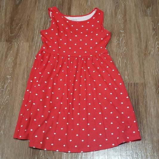 (L) George. Youth Girl's Canada Day Canadian Fit & Flare Holiday July 1st