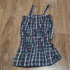 (XS) Old Navy Toddler Girl's Plaid Print Tartan 100% Cotton Dress Farmhouse