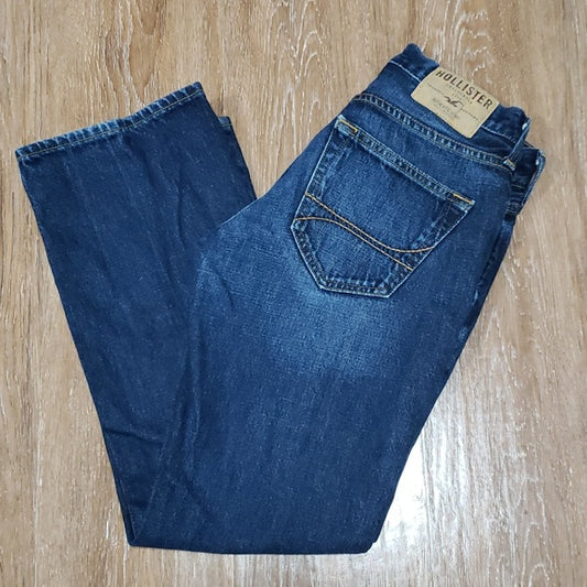 (W26/L28) Hollister Straight Leg Cropped Ankle 100% Cotton