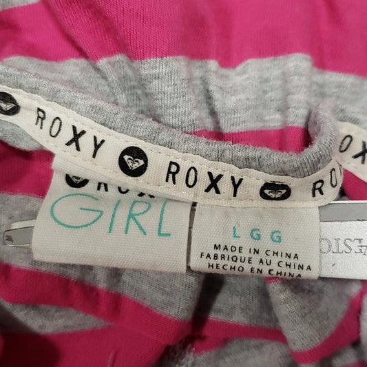 (L) ROXY Girl Youth Girl's Striped Lightweight Casual Everyday Classic Comfort