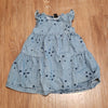 (3T) GAP Youth Toddler's Fit & Flare Star Print Ruffle Denim 100% Cotton