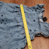 (3T) GAP Youth Toddler's Fit & Flare Star Print Ruffle Denim 100% Cotton