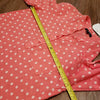 (S) NWT Charlie B 100% Cotton Made in Italy Woven Blouse Polka Dot Print