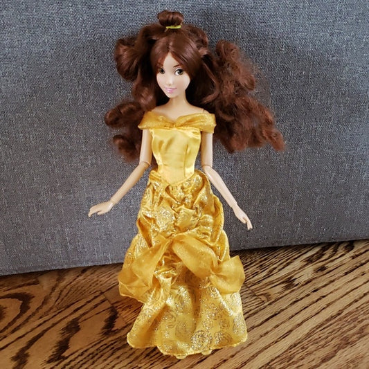 The Disney Store Beauty and the Beast Princess Belle Classic Fairytale Brunette