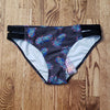 (L) NWT Mandarin & Co. Beachwear Rainbow Surfing Weekend Hipster Swim Bottoms