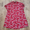 (4) GP & J Baker x H&M 100% Viscose Loose Fit Tunic Dress Floral Print Vacation