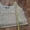 (P) St. John Crochet Knit Crop Top Cropped Loose Fit Seashell Inspired Bohemian