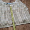 (P) St. John Crochet Knit Crop Top Cropped Loose Fit Seashell Inspired Bohemian