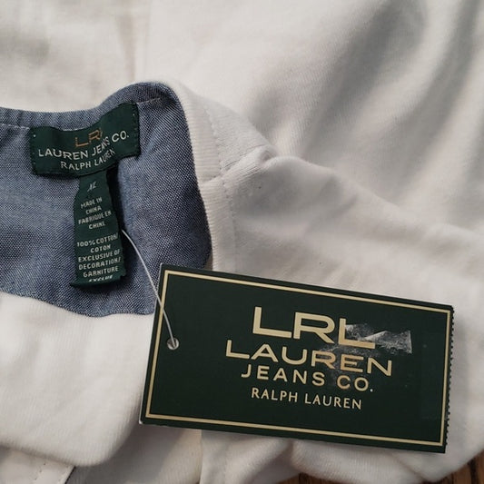 (XL) NWT Lauren Jeans Co. Lauren Ralph Lauren LRL Classic Casual New Tee