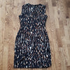 (4) Calvin Klein Leopard Print Keyhole Cutout Fitted Fancy Office Workwear