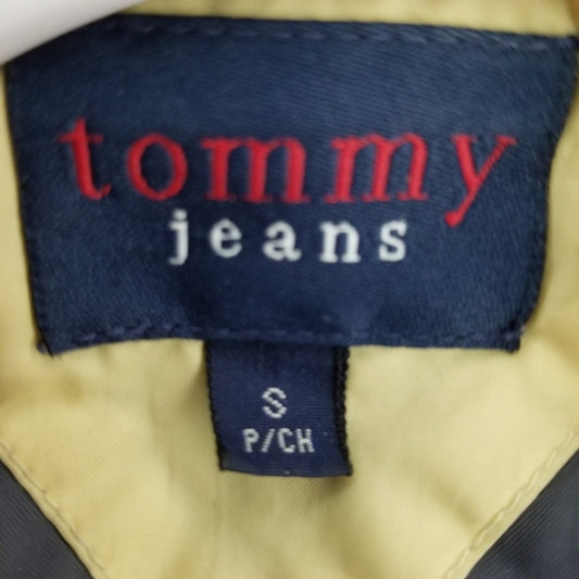 (S) Tommy Jeans Vintage Quilted Puffer Coat Seasonal Insulated 100% Nylon