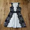 (L) Parisian Collection Lace Fit & Flare Full Skirt Dress Occasion Wedding Party