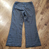 (8) Style & Co. Stretch Plaid Metallic Thread Loose Straight Leg Trousers Work