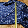 (L) Nautica Polka Dot Plush Fuzzy Cozy Matching Pajama Set Sleepwear Evening