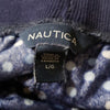 (L) Nautica Polka Dot Plush Fuzzy Cozy Matching Pajama Set Sleepwear Evening