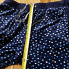 (L) Nautica Polka Dot Plush Fuzzy Cozy Matching Pajama Set Sleepwear Evening