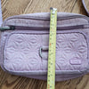 LUG Pastel Embroidered Small Crossbody or Shoulder Bag Lightweight Travel