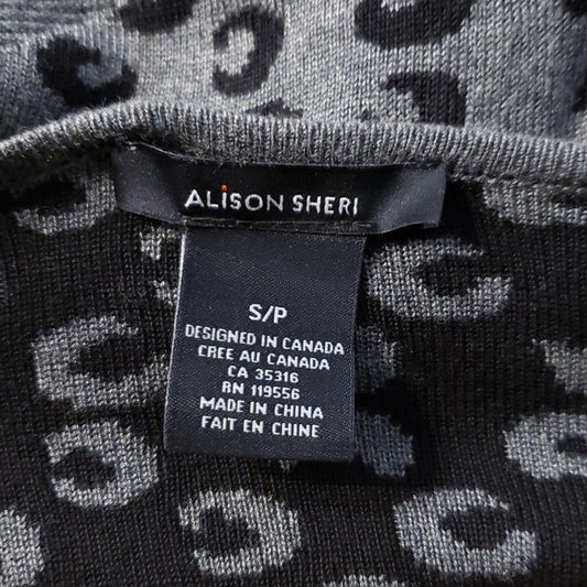 (S) Alison Sheri Designed in Canada Ribbed Knit Oversized Cozy Loose Fit