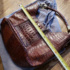 Brahmin Reptile Alligator Print Handbag Travel Carry On Everyday