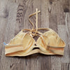(M) Ardene Swim Ribbed Pastel Strappy Bikini Top Vacation Beach Resortwear