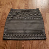 (S) Reitmans Patterned Slim Fit Skirt Business Casual Date Night Occasion