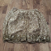 (S/M) Beaded Sequin Metallic Full Skirt Midi Occasion Party