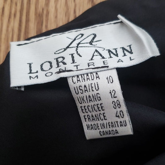 (10) Lori Ann Montreal Made in Canada Maxi Skirt Mermaid Classic Color