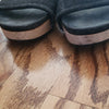 (EU37) PRADA Mule Wedge Dark Denim Sandals European Designer High End Vacation