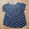 (M) Denver Hayes Floral Print Flowy Lace Up Detail Top Casual Everyday