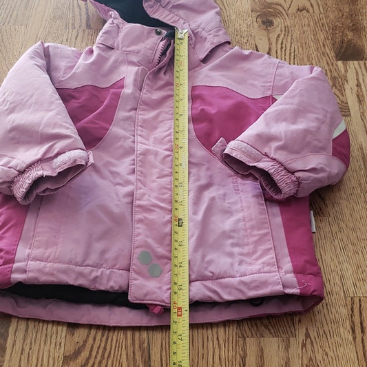 (2T) Etirel Waterproof Color Block Winter Jacket Cozy Outdoor Breathable Athlete