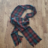 Tartan Print Fringe Plaid Lumberjack Traditional Fashion