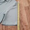 (XS) Kim & Co. Collared Lightweight Athleisure Top in Sage Made in Canada