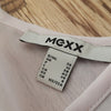 (6) MEXX Pastel Keyhole Back Cutout Flowy Loose Slightly Sheer