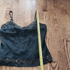 (S) le château 100% Silk Beaded Camisole Accent Staple Party Date Night Club