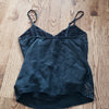 (S) le château 100% Silk Beaded Camisole Accent Staple Party Date Night Club