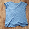 (S) GAP Lightweight Casual Easy Tee V Neck Solid Color Pastel Classic