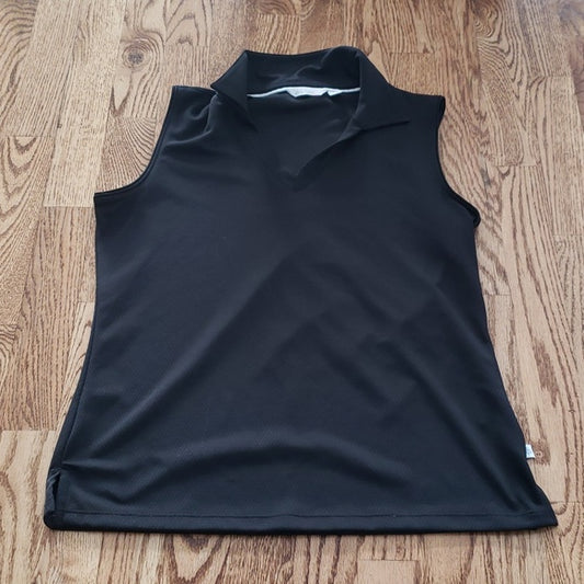 (S) Lady Hagen Essentials Collared Top Golf Athleisure Outdoor Athletic Sporty