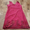 (M) Ricki's Embroidered Floral Mesh Overlay Slim Fit Midi Dress Occasion