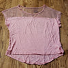 (M) Pastel Sheer Details Loose Fit Top Dainty Fairycore Feminine Relaxed Casual