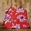 (M) Calvin Klein Bold Floral Print V Neck  Flowy Camisole Lightweight Casual