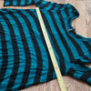 (M) Streetwear Society Striped Long Loose Fit Top Relaxed Loungewear Comfortable
