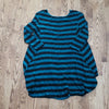 (M) Streetwear Society Striped Long Loose Fit Top Relaxed Loungewear Comfortable