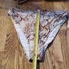 (38D,L) NWT Shade & Shore Reptile Print High Waist High Leg Bikini Set Beach